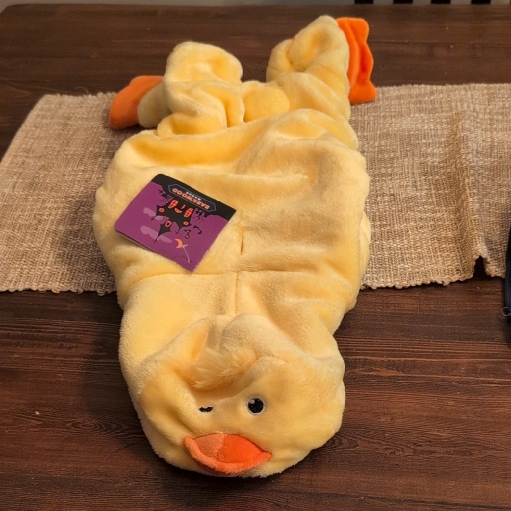 Yellow Duck Dog Costume